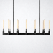 Imperial Glass Linear Chandelier 55