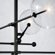 Quintara Glass Globe Pendant Chandelier 55''