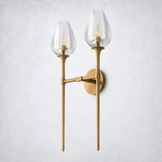Avalon Glass Double Wall Sconce