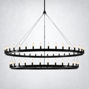Halo Vintage Candelabra 2-Tier Chandelier