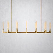 Imperial Glass Linear Chandelier 67