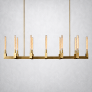 Imperial Glass Linear Chandelier 67