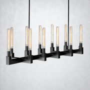 Imperial Glass Linear Chandelier 67