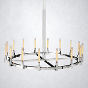 Imperial Glass Round Chandelier 72