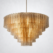 Astra Glass Round Chandelier