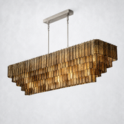 Astra Glass Rectangle Chandelier