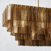 Astra Glass Rectangle Chandelier