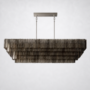 Astra Glass Rectangle Chandelier