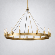 Halo Vintage Filament Round Chandelier