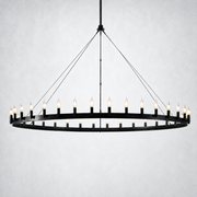 Halo Vintage Filament Round Chandelier