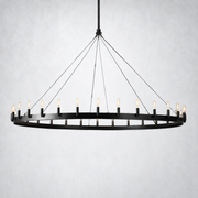Halo Vintage Filament Round Chandelier