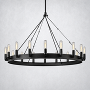 Halo Vintage Filament Outdoor Round Chandelier