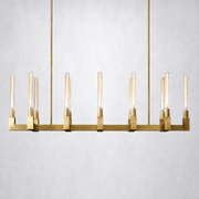 Imperial Glass Linear Chandelier 55