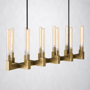 Imperial Glass Linear Chandelier 55