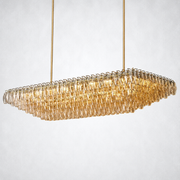 Skylark Crystal Rectangular Chandelier 74