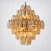 Skylark Glass Large Pndant Chandelier