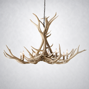 Moonlit Antler Chandelier 60