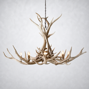 Moonlit Antler Chandelier 60