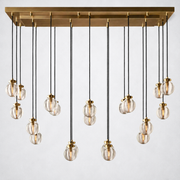 Liora Pearl Linear Chandelier 54
