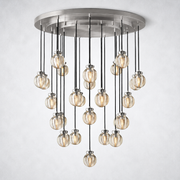 Liora Pearl Round Chandelier 38
