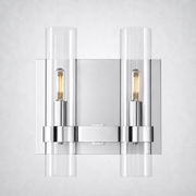Summit Modern Fashion Glass Double Sconce