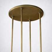 Summit Modern Fashion Glass Round Chandelier Light 60‘’