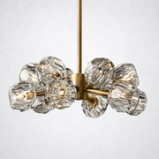 Meridian Clear Crystal Chandelier 24