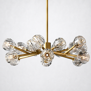 Meridian Clear Crystal Chandelier 36