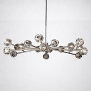 Meridian Clear Crystal Chandelier 60