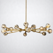 Meridian Clear Crystal Chandelier 60