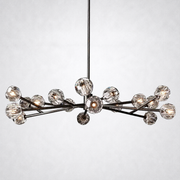 Meridian Clear Crystal Chandelier 60
