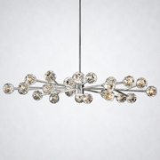 Meridian Clear Crystal Round Chandelier 72