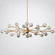 Meridian Clear Crystal Round Chandelier 72