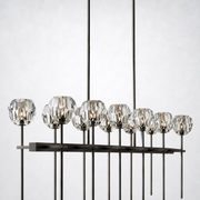 Meridian Cristal Double Linear Chandelier 60