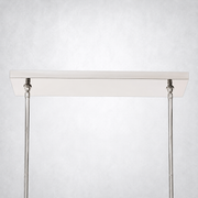 Meridian Cristal Double Linear Smoke Chandelier 60