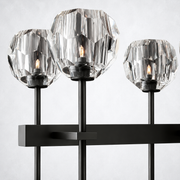 Meridian Cristal Double Linear Chandelier 60