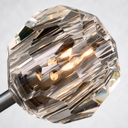Meridian Cristal Linear Chandelier Clear 60