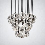 Meridian Crystal Cluster Chandelier 19