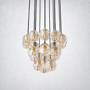 Meridian Crystal Cluster Chandelier 19