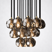 Meridian Crystal Cluster Chandelier 19