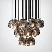 Meridian Crystal Cluster Chandelier 19