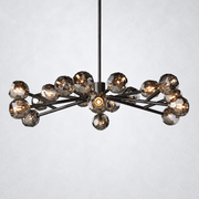 Meridian Smoke Crystal Chandelier 48