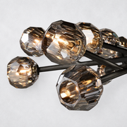 Meridian Smoke Crystal Chandelier 48