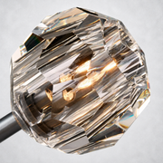 Meridian Smoke Crystal Cluster Chandelier 30