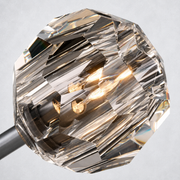 Meridian Smoke Crystal Cluster Chandelier 40