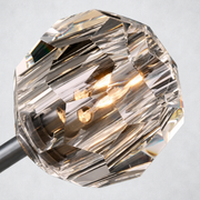 Meridian Smoke Crystal Round Chandelier 72