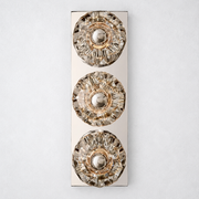 Meridian Clear Glass Linear Wall Sconce 3-lights