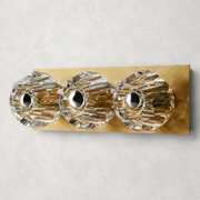 Meridian Clear Glass Linear Wall Sconce 3-lights