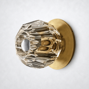 Meridian Clear Glass Tiny Wall Sconce