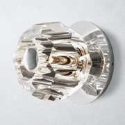 Meridian Clear Glass Tiny Wall Sconce